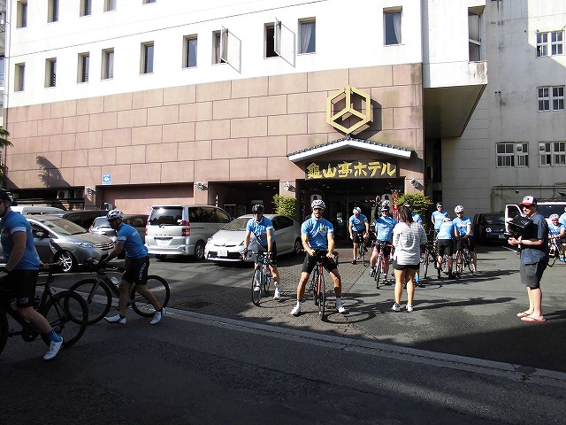 Japan Biking ツアー 自転車 マウンテンバイク in 日田温泉 亀山亭ホテル (12)