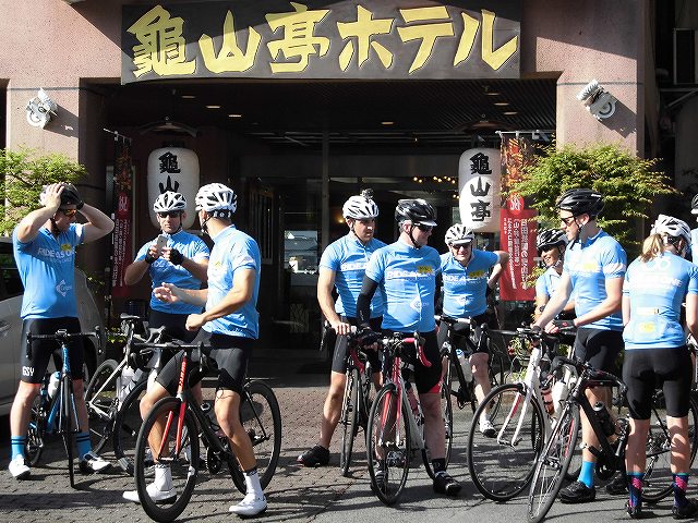 Japan Biking ツアー 自転車 マウンテンバイク in 日田温泉 亀山亭ホテル (1)