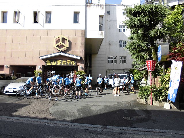 Japan Biking ツアー 自転車 マウンテンバイク in 日田温泉 亀山亭ホテル (9)