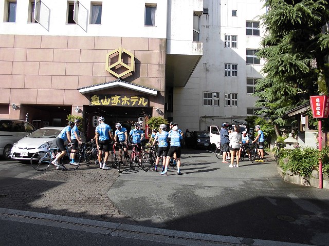 Japan Biking ツアー 自転車 マウンテンバイク in 日田温泉 亀山亭ホテル (8)
