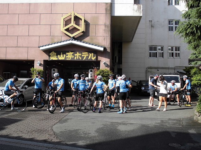 Japan Biking ツアー 自転車 マウンテンバイク in 日田温泉 亀山亭ホテル (10)