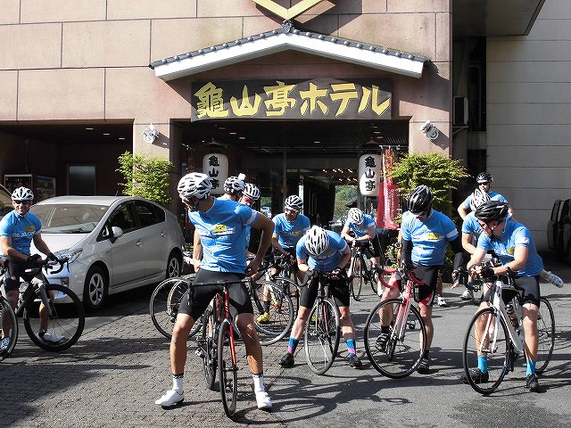 Japan Biking ツアー 自転車 マウンテンバイク in 日田温泉 亀山亭ホテル (15)