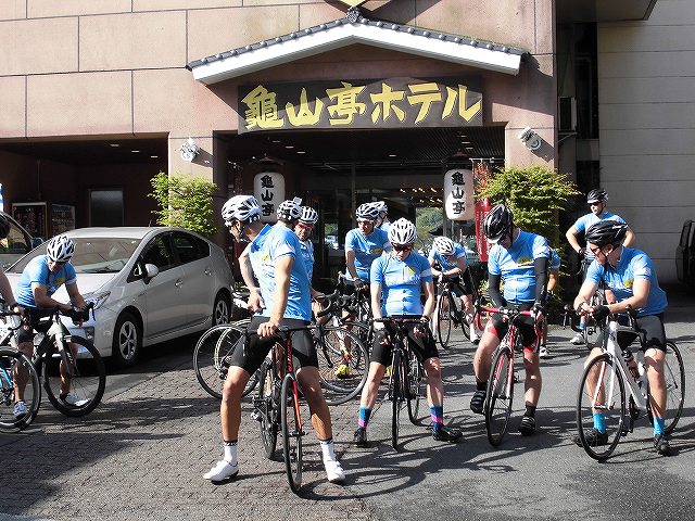 Japan Biking ツアー 自転車 マウンテンバイク in 日田温泉 亀山亭ホテル (16)