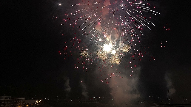 日田川開き観光祭 ２日目 2017年 日田温泉 亀山亭ホテル kizantei hotel 花火大会 fireworks firework (6)