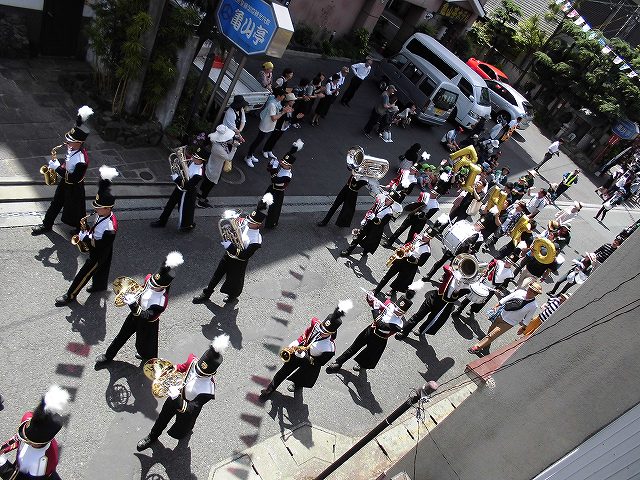 日田川開き観光祭 ブラスバンド 鼓笛隊 金管など 日田温泉 亀山亭ホテル kizantei hotel (5)