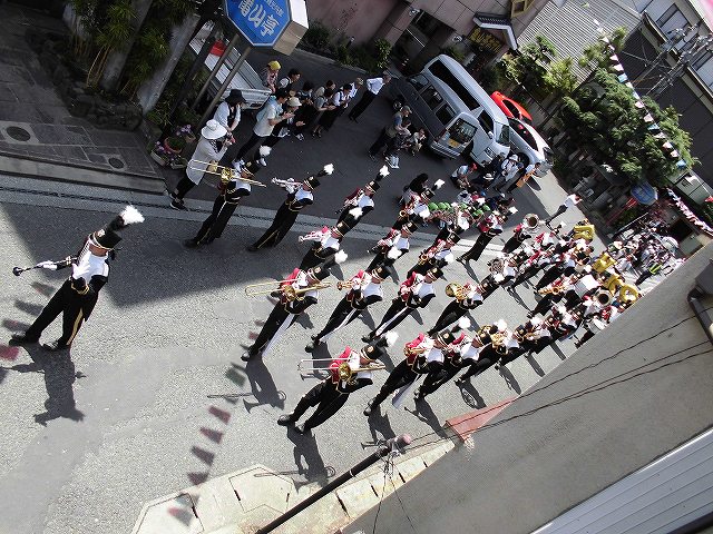 日田川開き観光祭 ブラスバンド 鼓笛隊 金管など 日田温泉 亀山亭ホテル kizantei hotel (4)