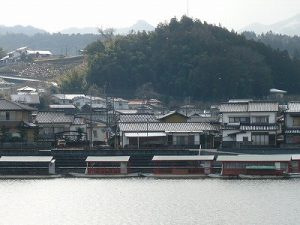 連休そして雪見の時