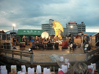 日田三隈川 水面の盆