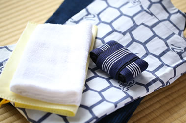 Yukata and towel set
